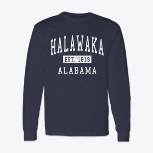 Halawaka Alabama Classic Established Classic Long Sleeve T-Shirt