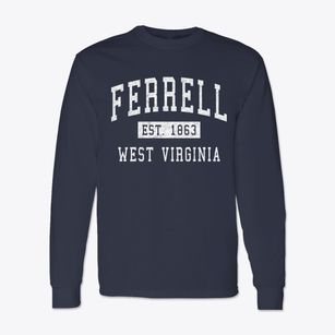 Ferrell West Virginia Classic Established Classic Long Sleeve T-Shirt
