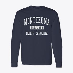 Montezuma North Carolina Classic Established Classic Long Sleeve T-Shirt