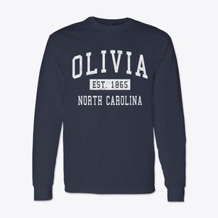 Olivia North Carolina Classic Established Classic Long Sleeve T-Shirt