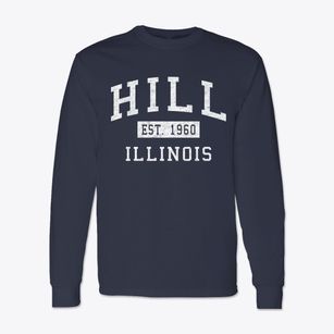 Hill Illinois Classic Established Classic Long Sleeve T-Shirt