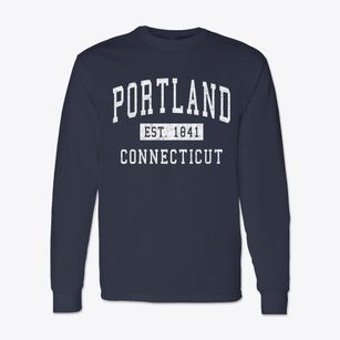 Portland Connecticut Classic Established Classic Long Sleeve T-Shirt