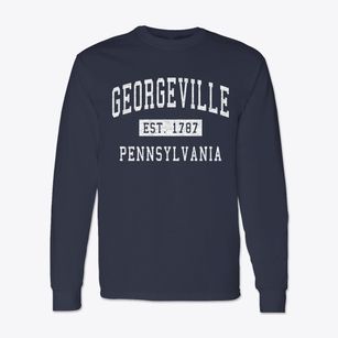 Georgeville Pennsylvania Classic Established Classic Long Sleeve T-Shirt