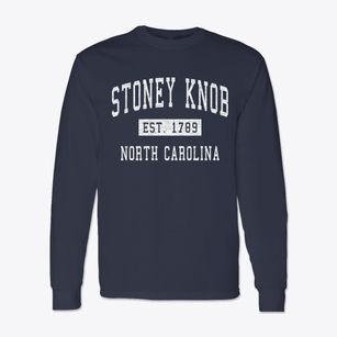 Stoney Knob North Carolina Classic Established Classic Long Sleeve T-Shirt