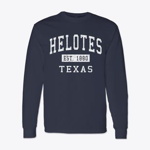 Helotes Texas Classic Established Classic Long Sleeve T-Shirt