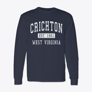 Crichton West Virginia Classic Established Classic Long Sleeve T-Shirt