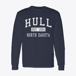 Hull North Dakota Classic Established Classic Long Sleeve T-Shirt