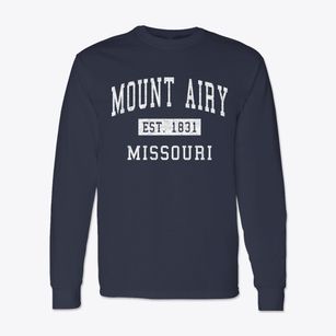 Mount Airy Missouri Classic Established Classic Long Sleeve T-Shirt