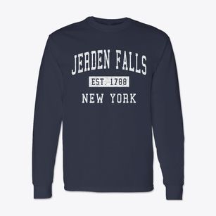 Jerden Falls New York Classic Established Classic Long Sleeve T-Shirt