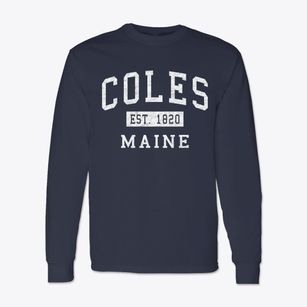 Coles Maine Classic Established Classic Long Sleeve T-Shirt