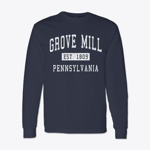 Grove Mill Pennsylvania Classic Established Classic Long Sleeve T-Shirt