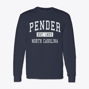 Pender North Carolina Classic Established Classic Long Sleeve T-Shirt