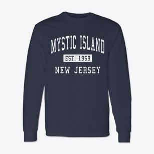 Mystic Island New Jersey Classic Established Classic Long Sleeve T-Shirt