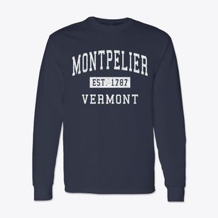 Montpelier Vermont Classic Established Classic Long Sleeve T-Shirt
