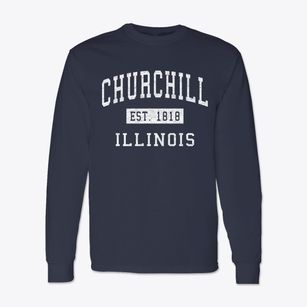 Churchill Illinois Classic Established Classic Long Sleeve T-Shirt