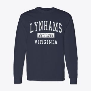 Lynhams Virginia Classic Established Classic Long Sleeve T-Shirt