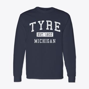 Tyre Michigan Classic Established Classic Long Sleeve T-Shirt