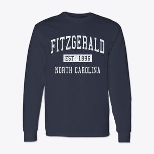 Fitzgerald North Carolina Classic Established Classic Long Sleeve T-Shirt