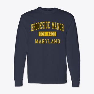 Brookside Manor Maryland Classic Established Classic Long Sleeve T-Shirt