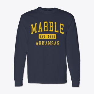 Marble Arkansas Classic Established Classic Long Sleeve T-Shirt