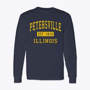 Petersville Illinois Classic Established Classic Long Sleeve T-Shirt