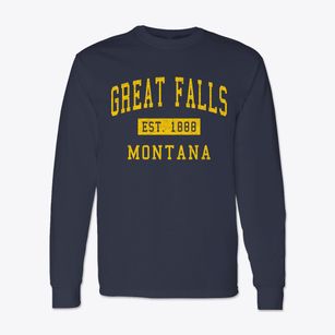 Great Falls Montana Classic Established Classic Long Sleeve T-Shirt