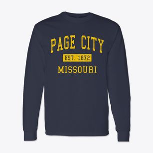 Page City Missouri Classic Established Classic Long Sleeve T-Shirt