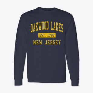 Oakwood Lakes New Jersey Classic Established Classic Long Sleeve T-Shirt