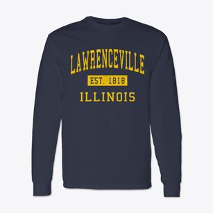 Lawrenceville Illinois Classic Established Classic Long Sleeve T-Shirt