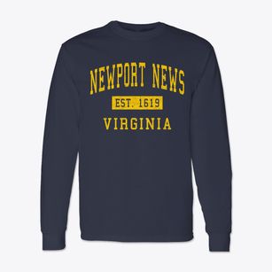 Newport News Virginia Classic Established Classic Long Sleeve T-Shirt
