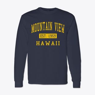 Mountain View Hawaii Classic Established Classic Long Sleeve T-Shirt