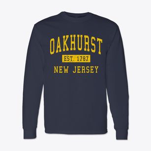 Oakhurst New Jersey Classic Established Classic Long Sleeve T-Shirt