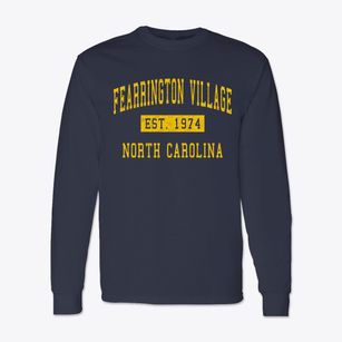 Fearrington Village North Carolina Classic Established Classic Long Sleeve T-Shirt