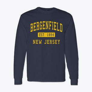 Bergenfield New Jersey Classic Established Classic Long Sleeve T-Shirt