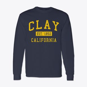 Clay California Classic Established Classic Long Sleeve T-Shirt
