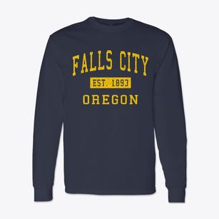 Falls City Oregon Classic Established Classic Long Sleeve T-Shirt