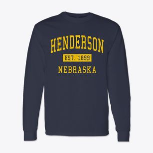 Henderson Nebraska Classic Established Classic Long Sleeve T-Shirt