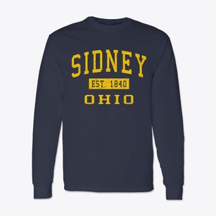 Sidney Ohio Classic Established Classic Long Sleeve T-Shirt