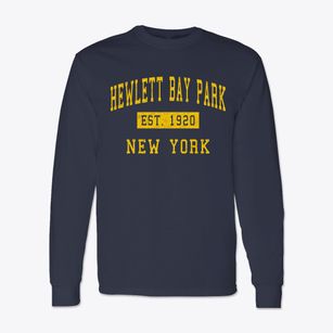 Hewlett Bay Park New York Classic Established Classic Long Sleeve T-Shirt