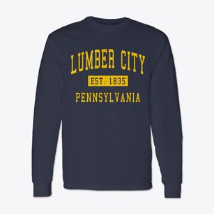 Lumber City Pennsylvania Classic Established Classic Long Sleeve T-Shirt