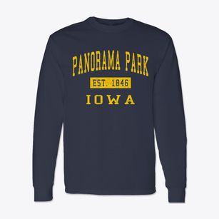 Panorama Park Iowa Classic Established Classic Long Sleeve T-Shirt