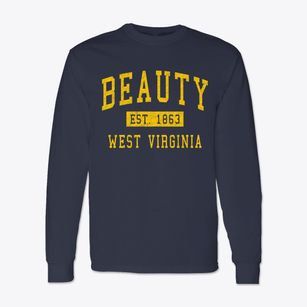 Beauty West Virginia Classic Established Classic Long Sleeve T-Shirt
