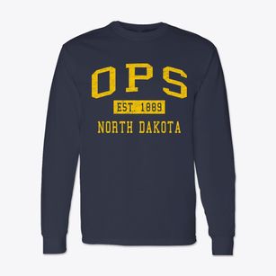 Ops North Dakota Classic Established Classic Long Sleeve T-Shirt
