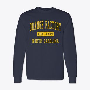 Orange Factory North Carolina Classic Established Classic Long Sleeve T-Shirt