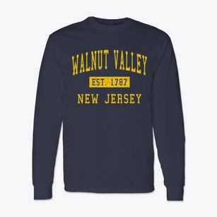 Walnut Valley New Jersey Classic Established Classic Long Sleeve T-Shirt