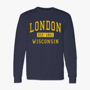 London Wisconsin Classic Established Classic Long Sleeve T-Shirt