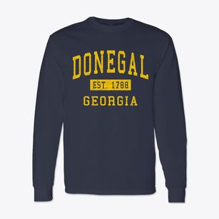Donegal Georgia Classic Established Classic Long Sleeve T-Shirt
