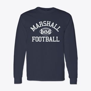 Milwaukee Marshall High School Classic Football Classic Long Sleeve T-Shirt
