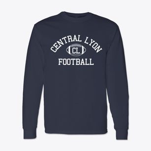 Central Lyon High School Classic Football Classic Long Sleeve T-Shirt