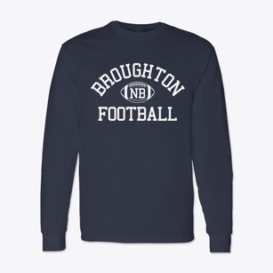 Needham B. Broughton High School Classic Football Classic Long Sleeve T-Shirt
